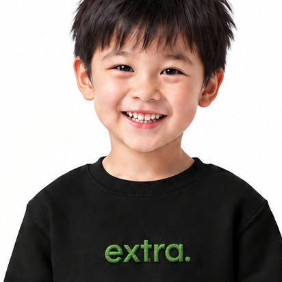 Kids crew neck sweatshirt